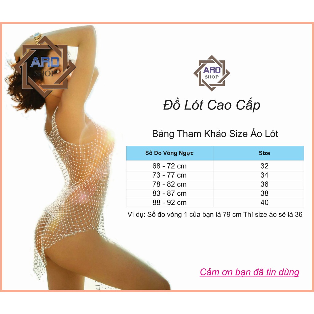 Áo lót bra quai mảnh, cài trước sexy, quyến rũ BR31