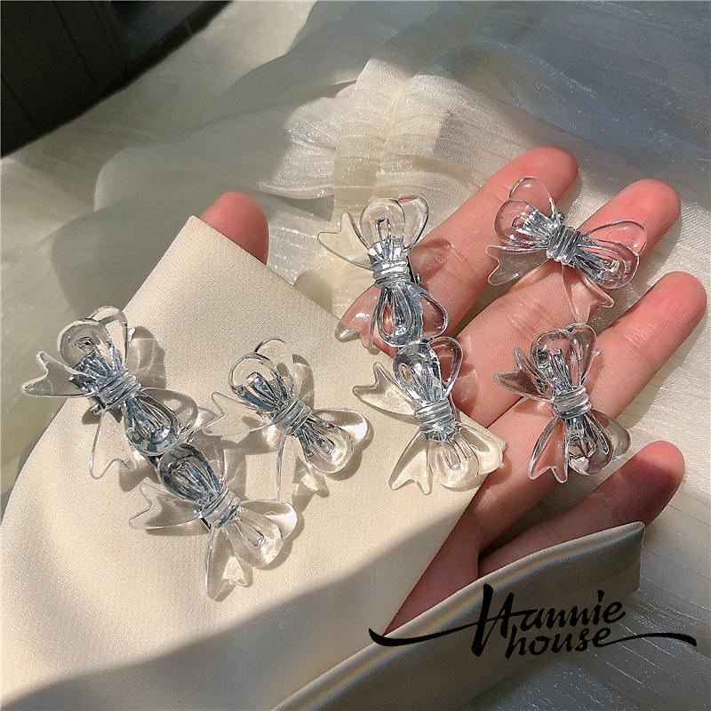 Set 1/2 kẹp tóc nơ phong cách nhật bản hàn quốc ngọt ngào dành cho nữ