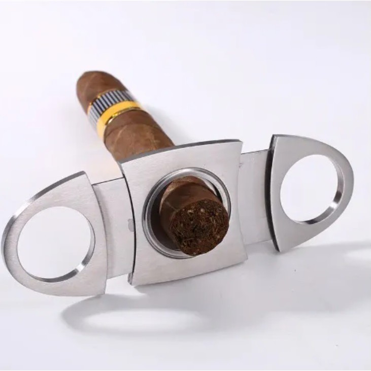 Dao cắt xì gà in logo Cohiba bằng thép không gỉ