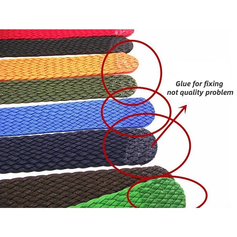 Dây Đeo Đồng Hồ Vải Canvas Nylon Màu Trơn 20mm 22mm 18mm 16mm 14mm