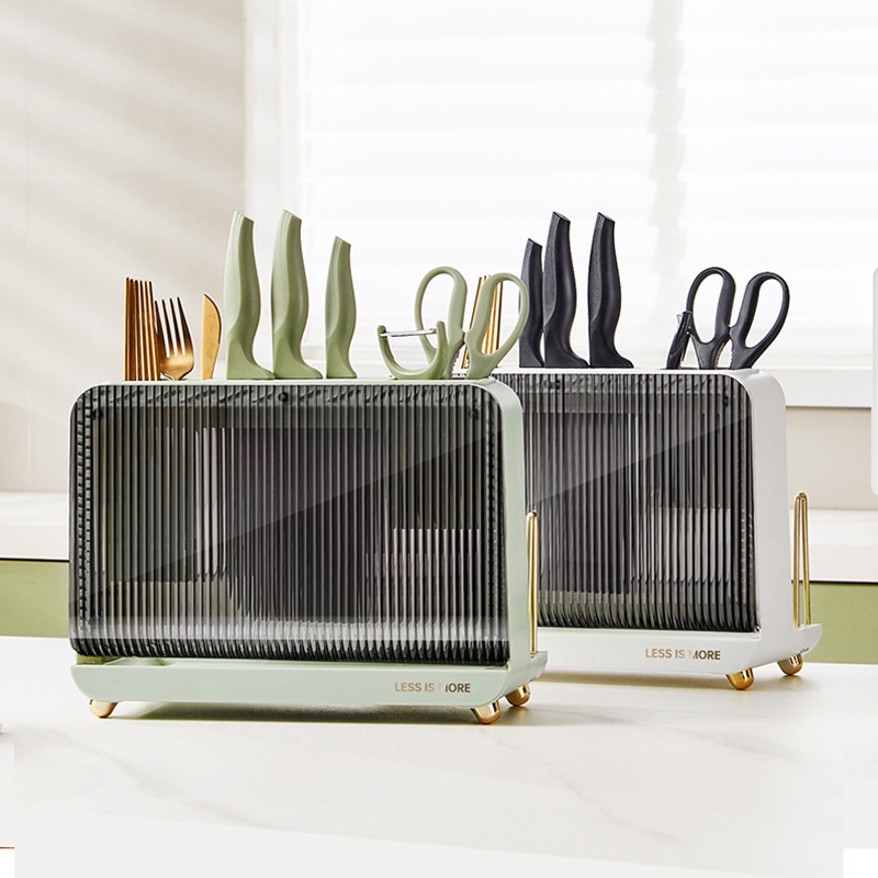 Giá Đỡ Dao Muỗng Đũa Ráo Nước Chống Ẩm Đa Năng Cho Nhà Bếp