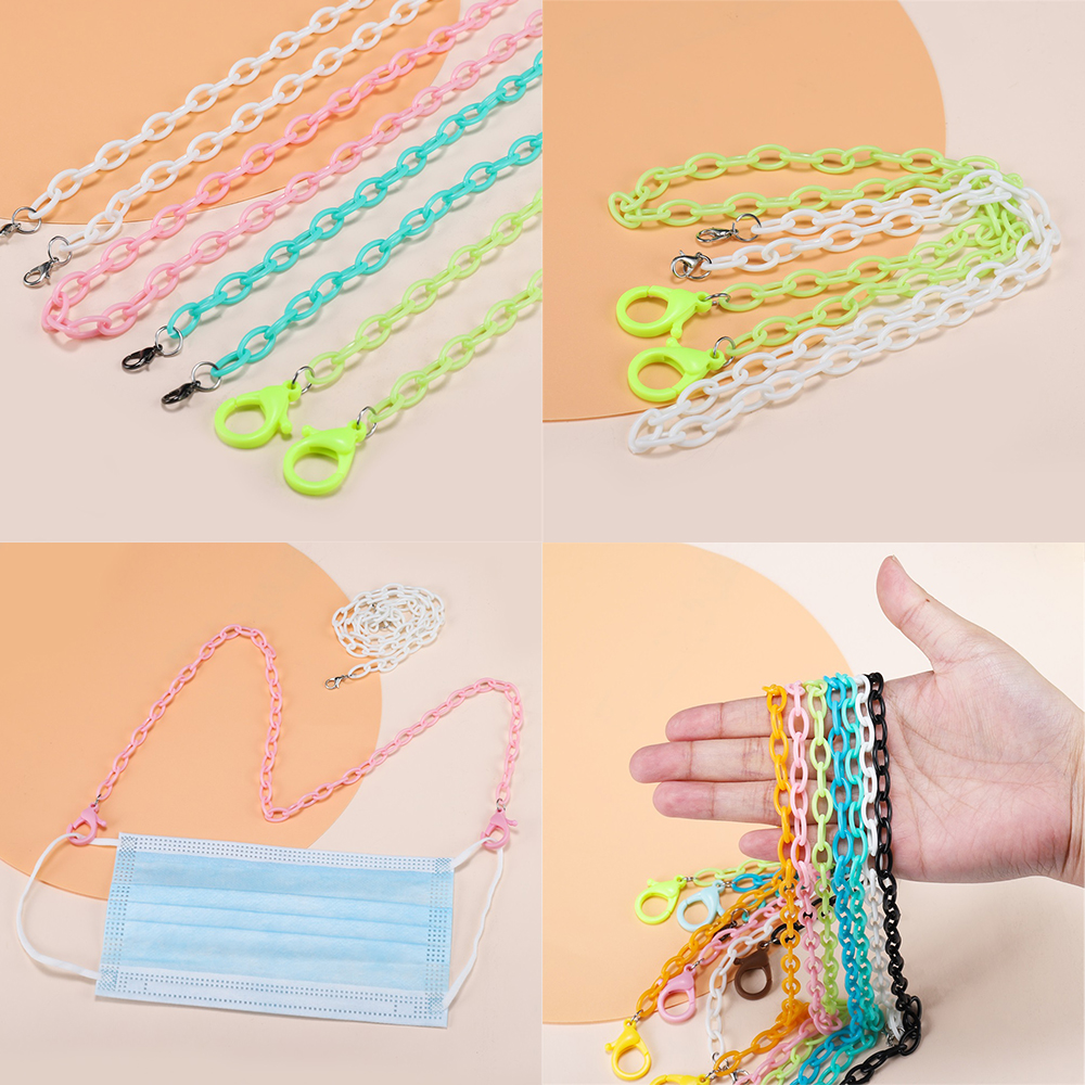 Bộ 10 dây đeo mắt kính/ mát xa St.kunkka bằng nhựa nhẹ màu sắc xinh xắn kích thước 50cm