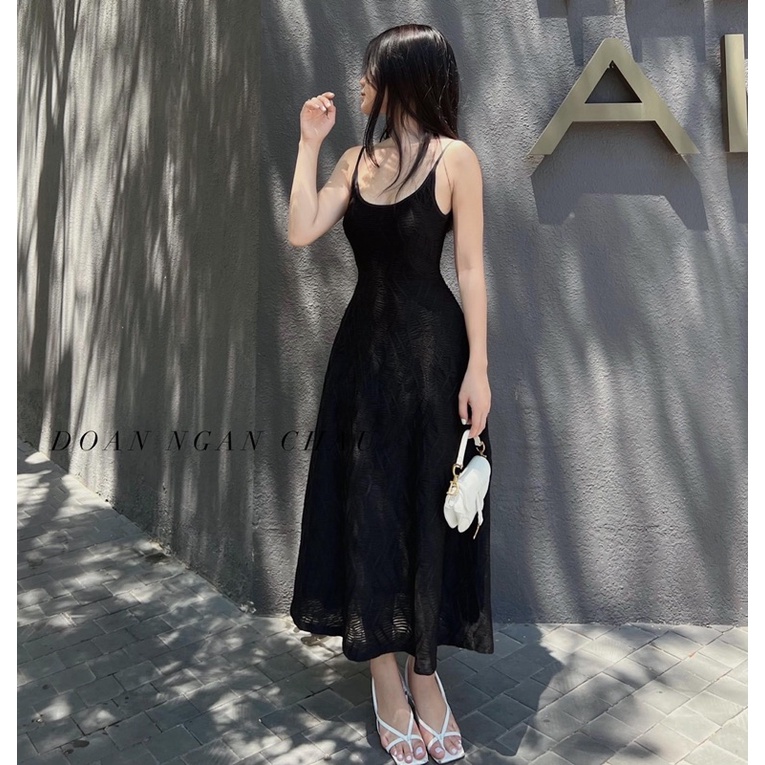 Mixi Dress Đầm maxi thun 2 dây -thelaniclothing