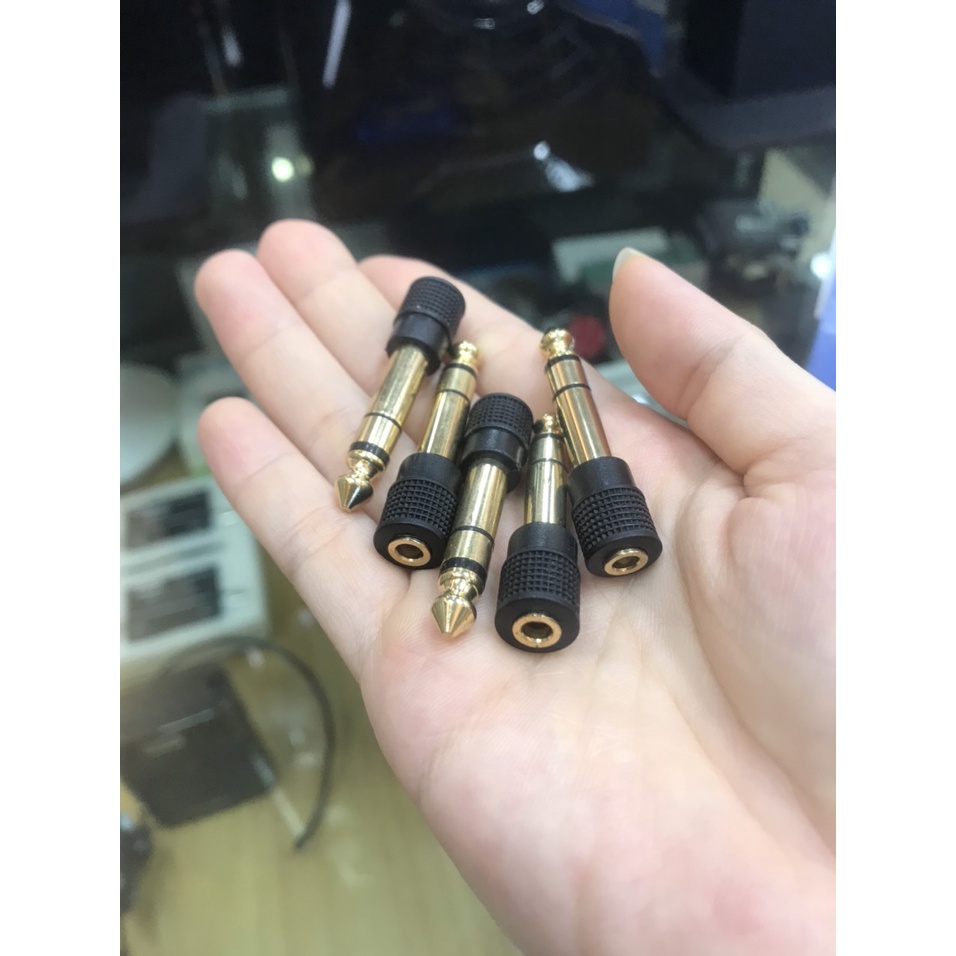 Jack 6ly ra 3.5, rắc chuyển 6 ly cao cấp zắc chuyển tai phone, soundcard kết nối các thiết bị âm thanh