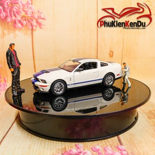 Bàn xoay, đế xoay 360, size 30CM, tải 5KG, mặt mâm phản chiếu đen bóng, xoay mô hình, kính mát, giày dép, dùng PIN+ĐIỆN