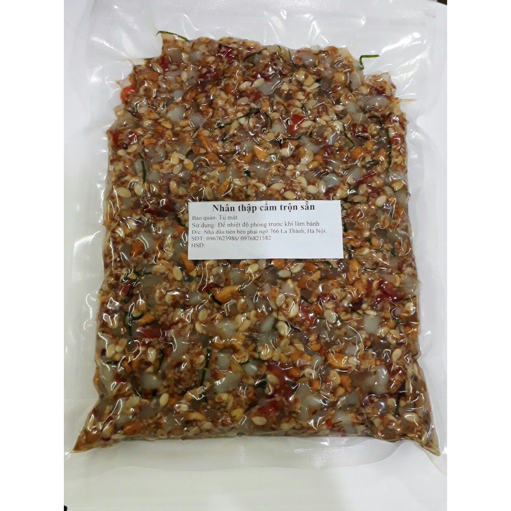 Nhân thập cẩm trộn sẵn hút chân không 500g, 1kg