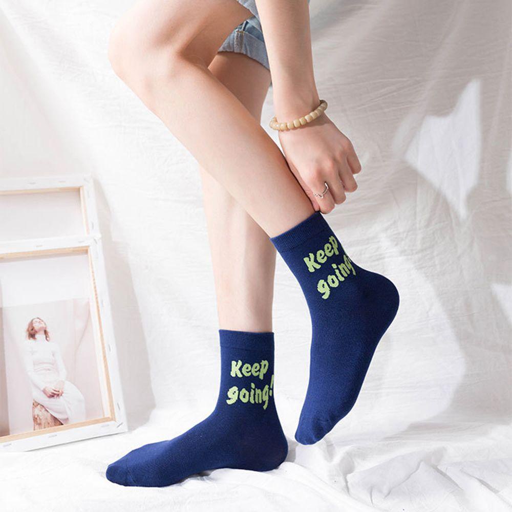 Vớ Cotton Co Giãn Thoáng Khí In Chữ VANES1 Nhiều Màu Sắc Vui Nhộn Phong Cách Hipster Dành Cho Bạn