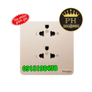 Ổ Cắm Đôi 3 Chấu 16A AvatarOn