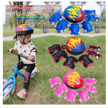 Set 7 món gồm mũ bảo hiểm thể thao cho bé 5-16 tuổi đi xe đạp cân bằng ngoài trời