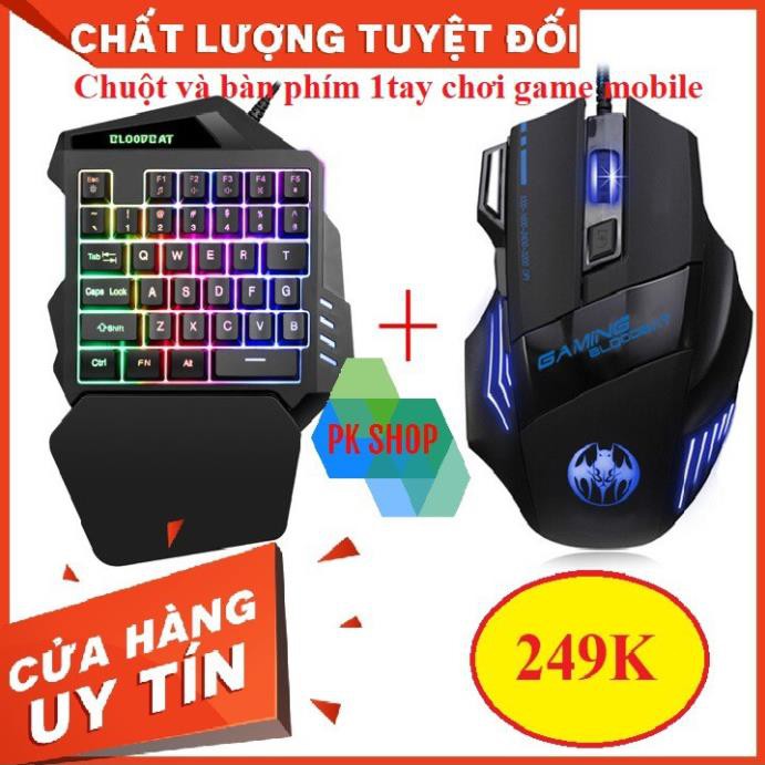 BÀN PHÍM + CHUỘT CHƠI PUBG ĐIỆN THOẠI G94+GM02