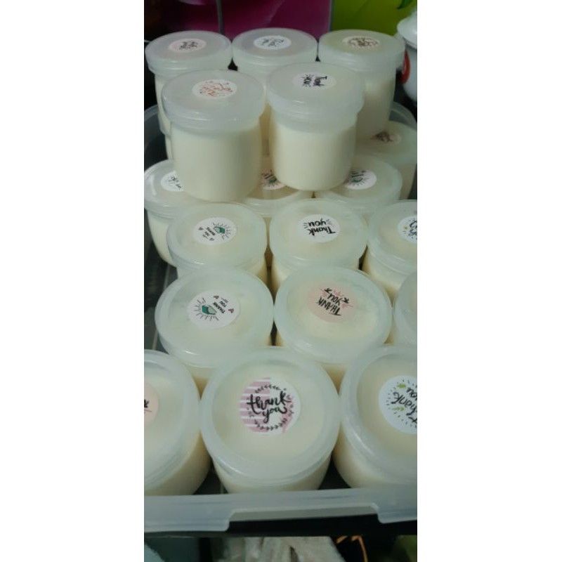 100 Hũ Đựng Sữa Chua 120ml Tặng Kèm Tem Thank You ❤