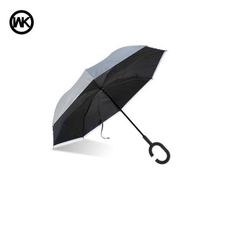 Ô dù mở gấp ngược thông minh remax WK Design Tay cầm chữ C tiện dụng