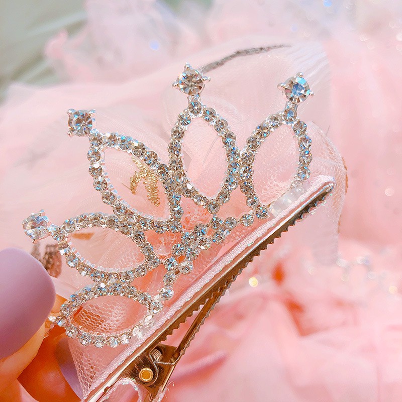 Cài Tóc Hình Vương Miện Công Chúa Elsa Cho Bé Gái- Cài tóc công chúa MH: B0446