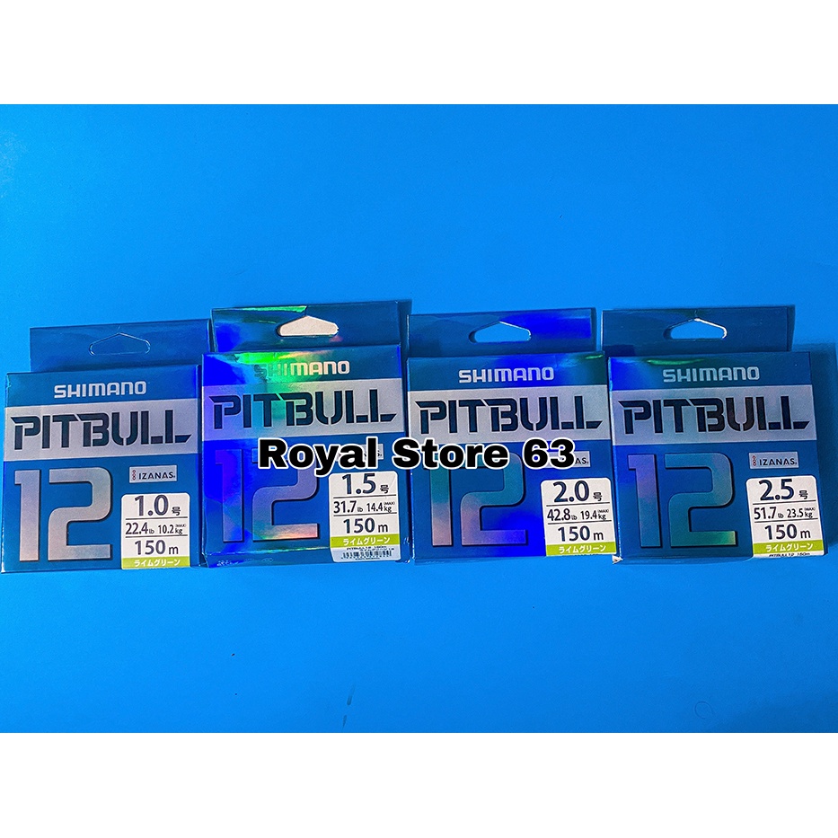 Dây cước dù câu cá Shimano PE Pitbull X12