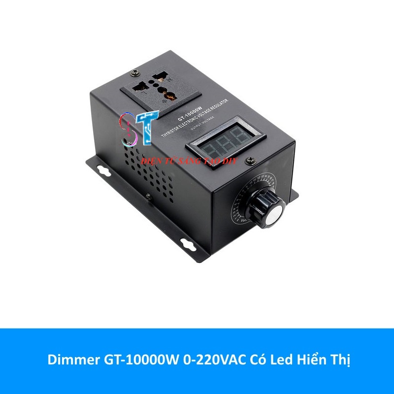 DIMMER GT-10000W ĐIỀU TỐC ĐỘNG CƠ AC, KIỂM SOÁT NHIỆT ĐỘ