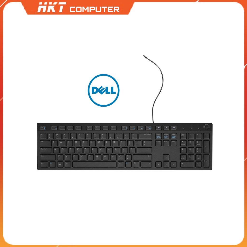 Bàn phím Dell KB216B (USB, Có dây) - BH 12 tháng