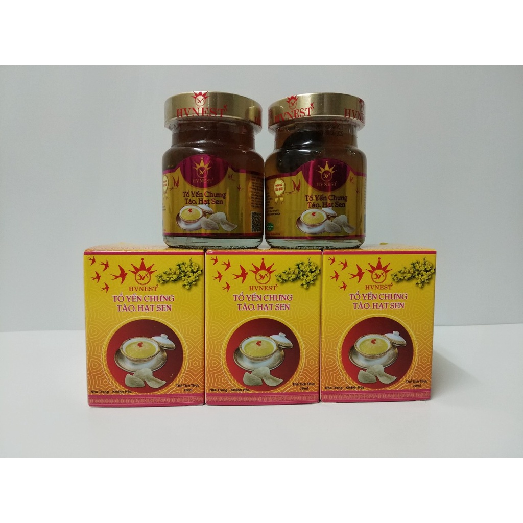 Tổ Yến chưng Táo hạt sen, Yến sào Hoàng Việt, Bồi bổ sức khỏe tăng cường sức đề kháng | BigBuy360 - bigbuy360.vn