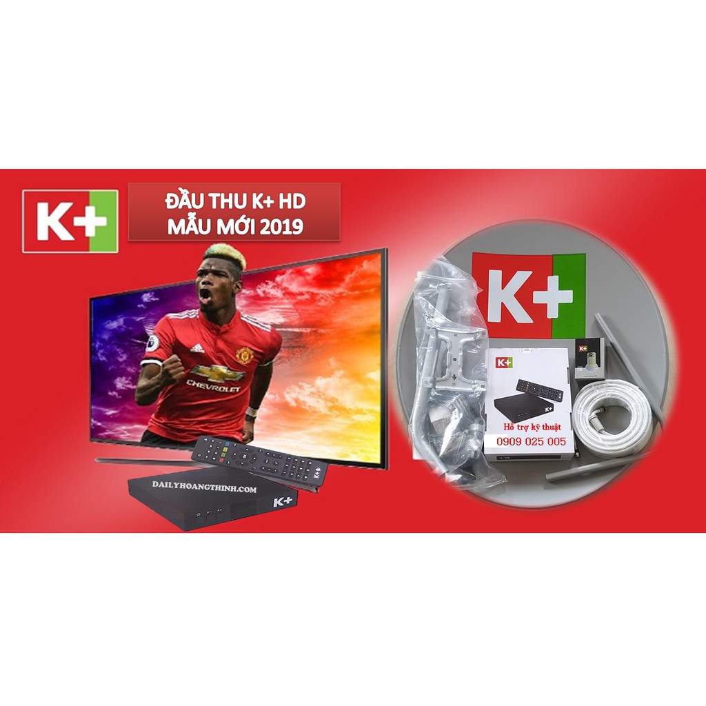 Set Nguyên bộ đầu K+ HD gồm 11 món Hàng chính hãng