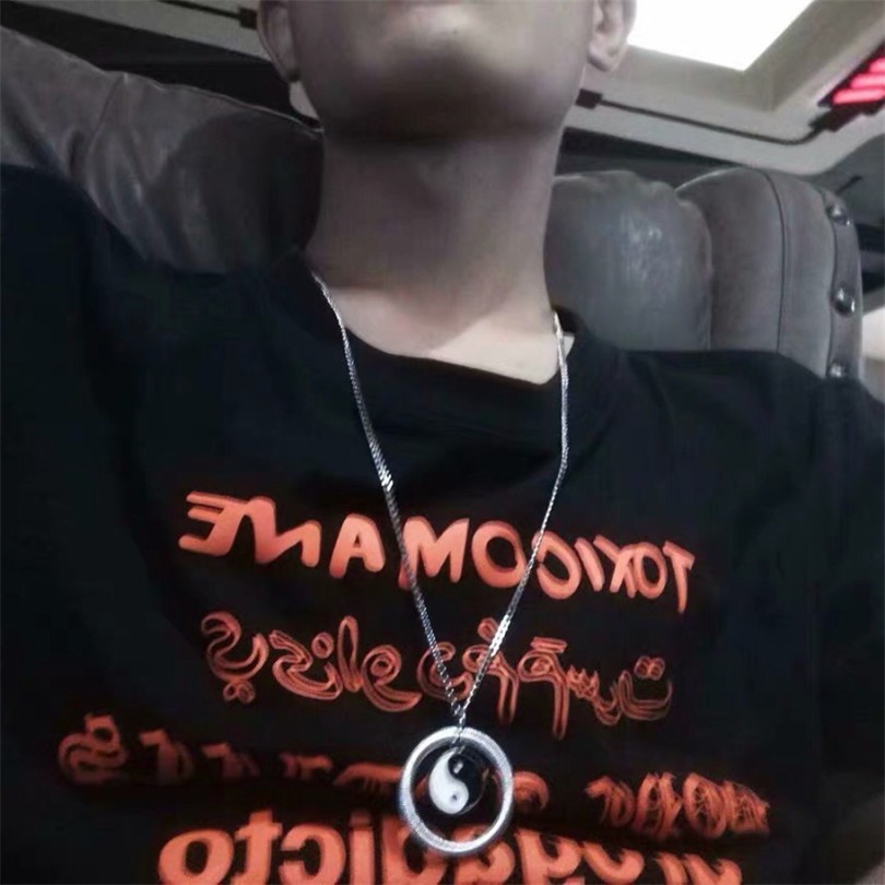 [Spot] Dây Chuyền Dài Phong Cách Hip Hop Cá Tính 123923Dây Chuyền Phong Cách Harajuku Cổ Điển Cho Nam Nữ