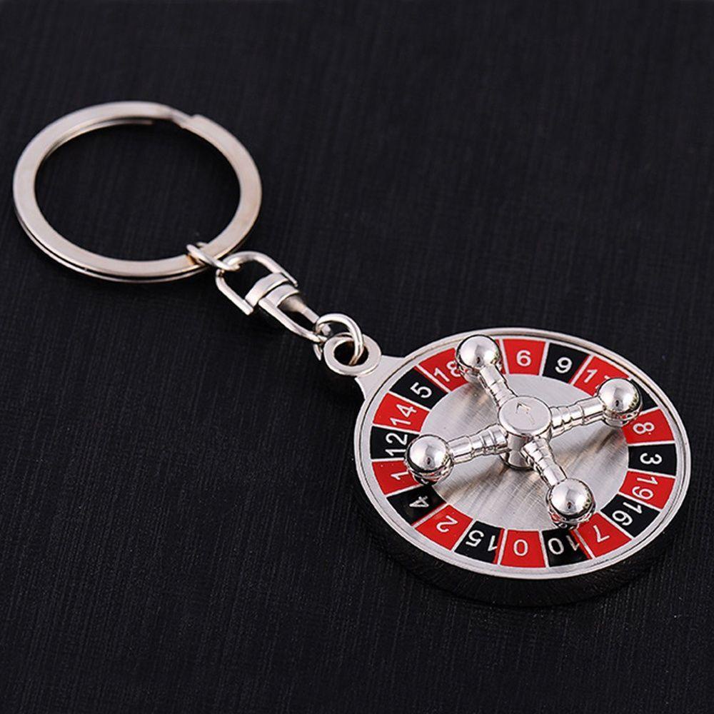 LANFY Móc Khóa Hình Roulette Nga Xoay Được Chất Lượng Cao Mới