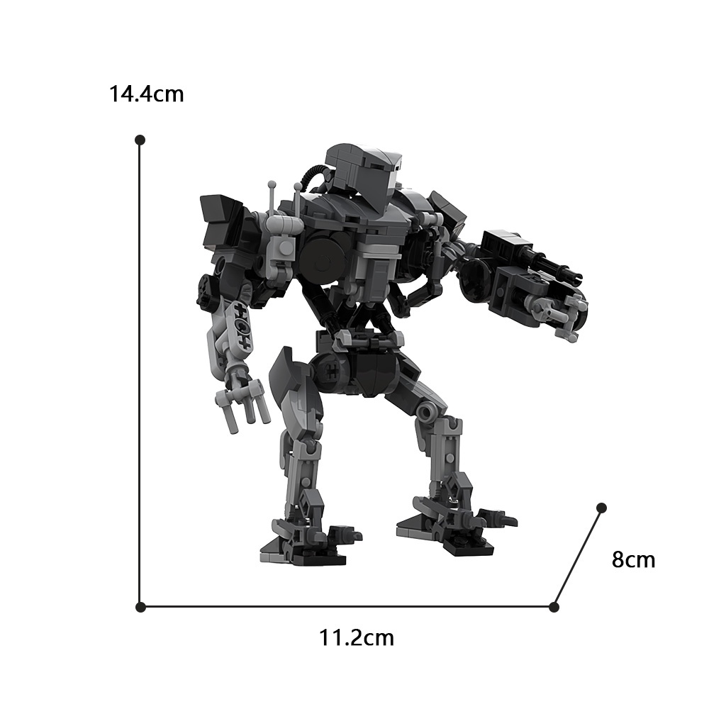 Bộ Đồ Chơi Lắp Ráp robot RoboCop Kane
