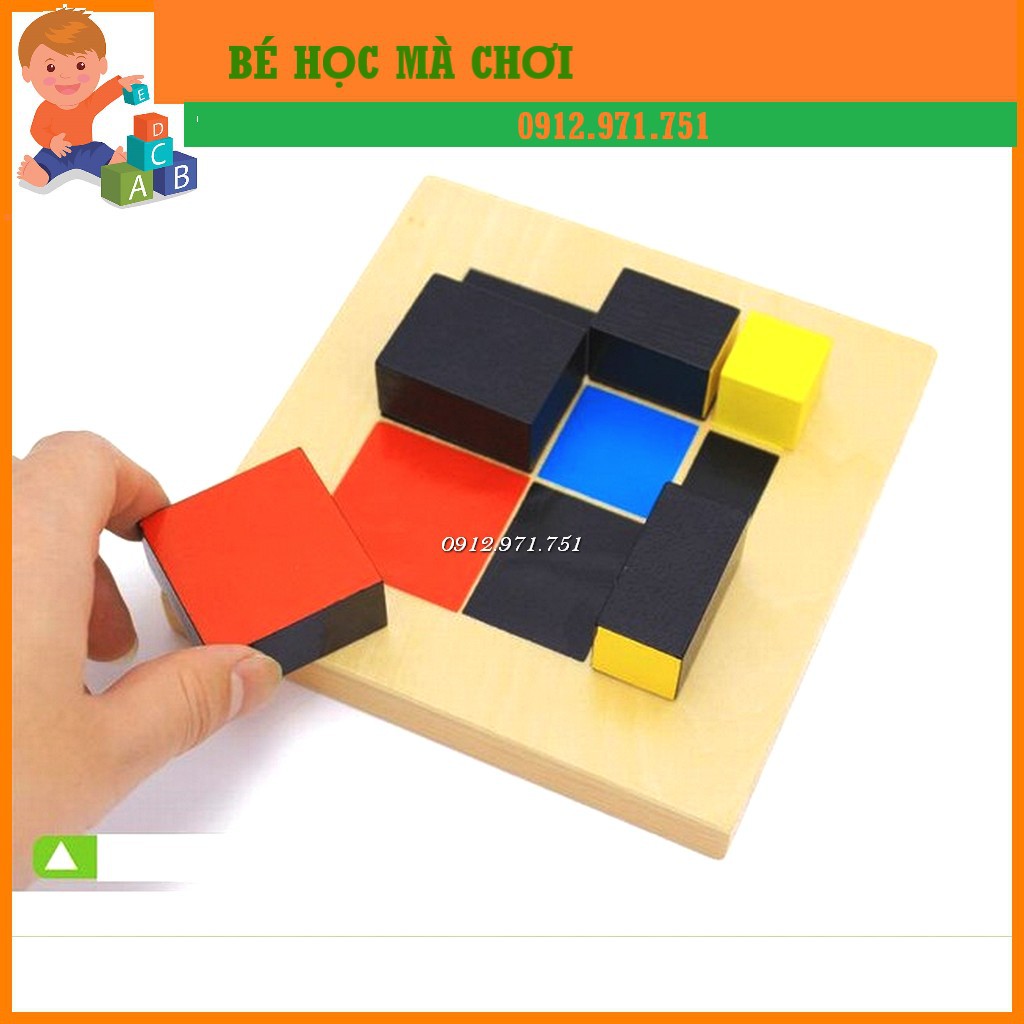 Giáo cụ Montessori - Khối tam thức