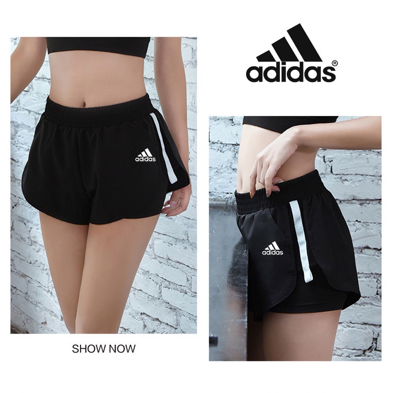 Adidas Quần Short Thể Thao Dáng Rộng Nhanh Khô Thoáng Khí Cho Nữ