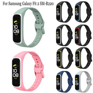 Dây Đeo Silicon Cho Đồng Hồ Thông Minh Samsung Galaxy Fit 2 Sm-R220