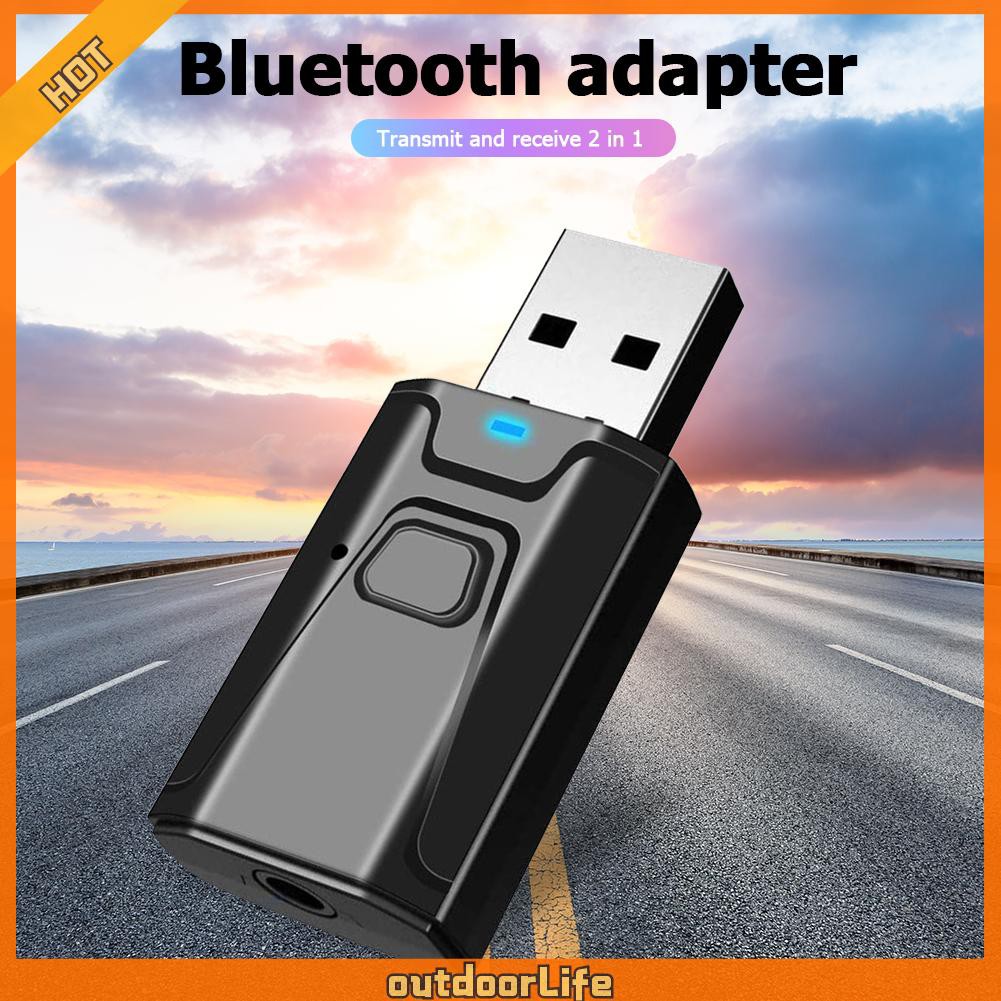 Usb Dongle Thu Phát Bluetooth 5.0 2 Trong 1 Cho Loa Tv