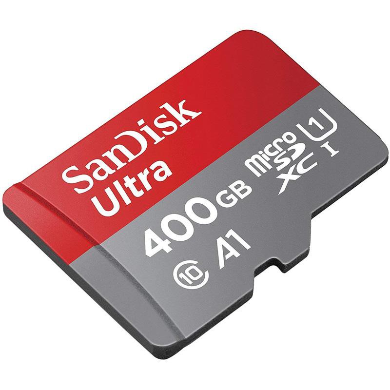 Thẻ nhớ MicroSDXC SanDisk Ultra A1 400GB Class 10 U1 100MB/s box Anh (Đỏ) - No Adapter
