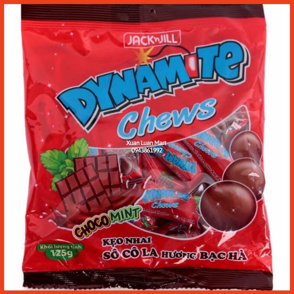 Kẹo Socola 3 viên Dynamite gói 125g