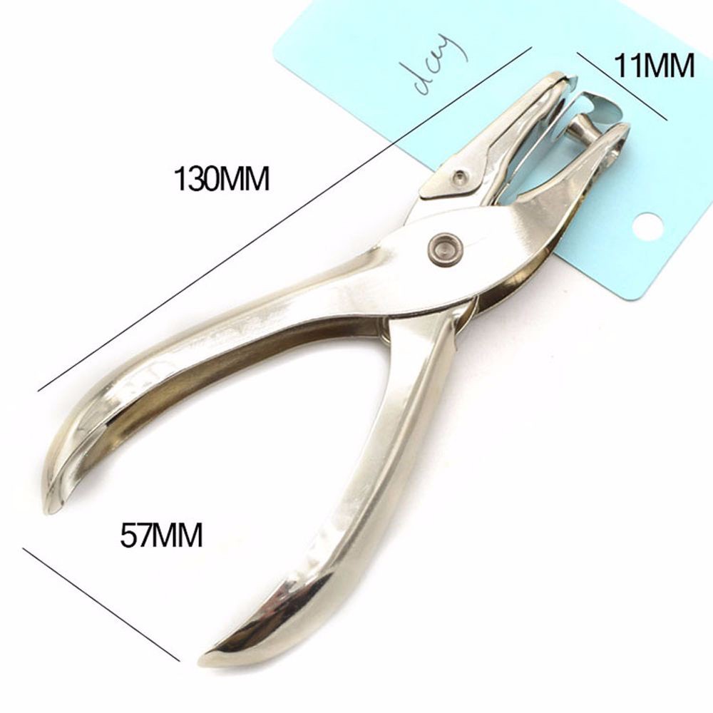 Dụng Cụ Bấm Lỗ Giấy Bằng Kim Loại Nhiều Màu 6mm