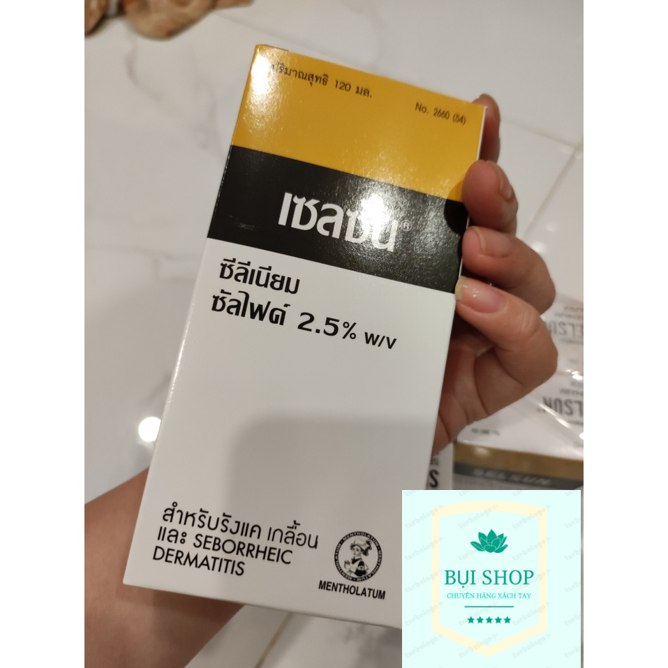 Dầu Gội SELSUN Giảm Gàu Hàng Tốt 120ml Thái Lan Chính Hãng