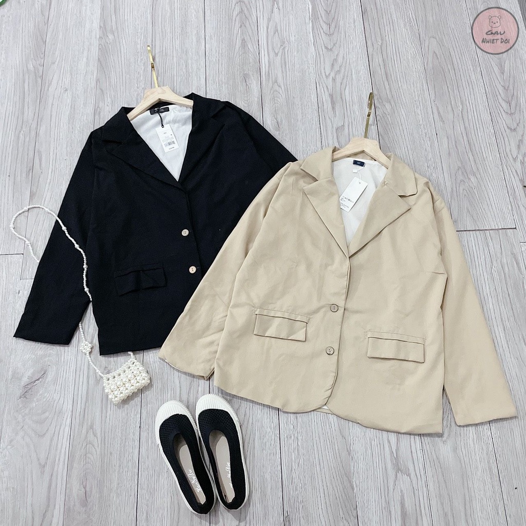 [Gấu Nhiệt Đới] Áo Vest Basic Kiểu Dáng Freesize Phong Cách Hàn Quốc