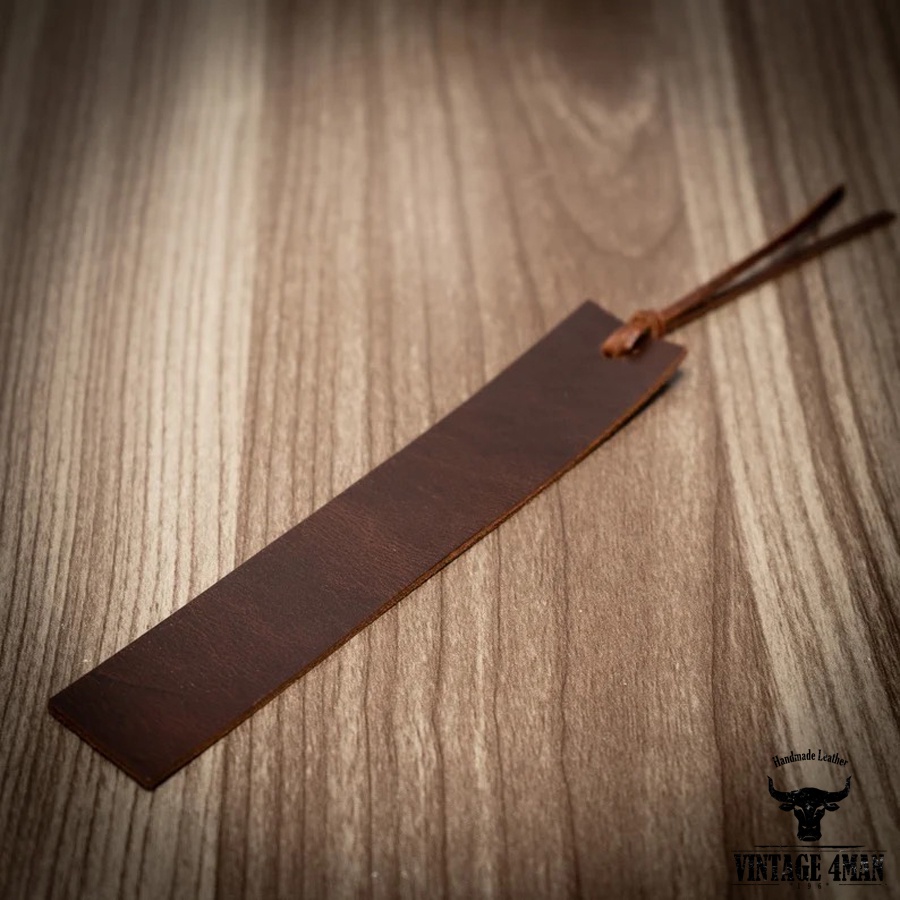 Thẻ Đánh Dấu Trang Sách Da Bò / bookmarks leather vintage