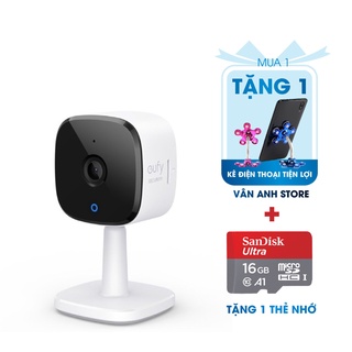 Mua  TẶNG THẺ NHỚ  Camera EUFY Indoor 2k (ANKER) - T8400 - CAMERA TRONG NHÀ SIÊU NÉT CÓ CẢNH BÁO NGƯỜI ĐỘNG VẬT THÔNG MINH