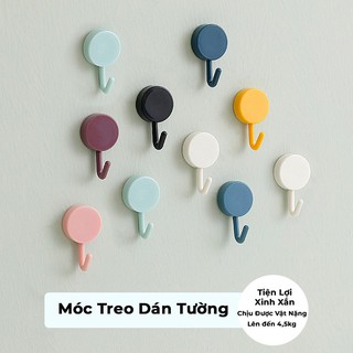 Combo 10 Móc Treo Dán Tường Tiện Dụng Phù Hợp Mọi Bề Mặt, Móc Dán Nhiều Màu Sắc (Giao Màu Ngẫu Nhiên) MTD01
