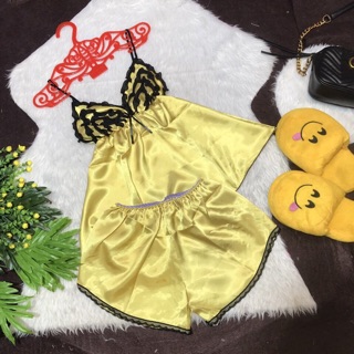 Bộ ngủ phi lụa cao cấp