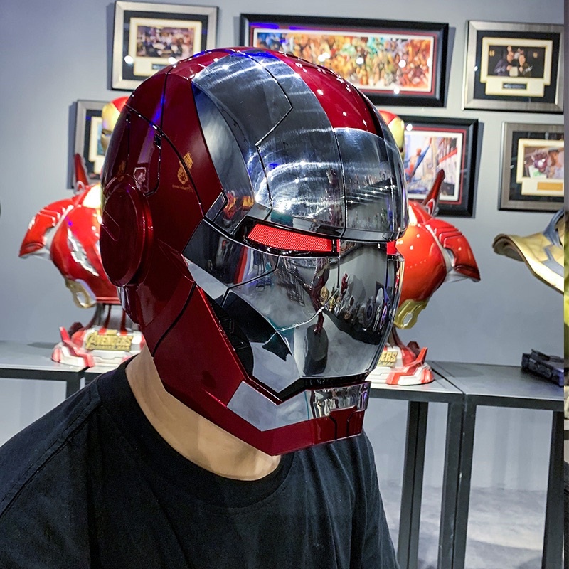 Mũ bảo hiểm Nón Iron Man ra lệnh giọng nói tự mở nón