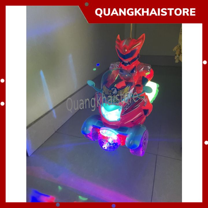 LỒNG ĐÈN TRUNG THU- Robot cưỡi xe mô tô chạy pin, có đèn, có nhạc