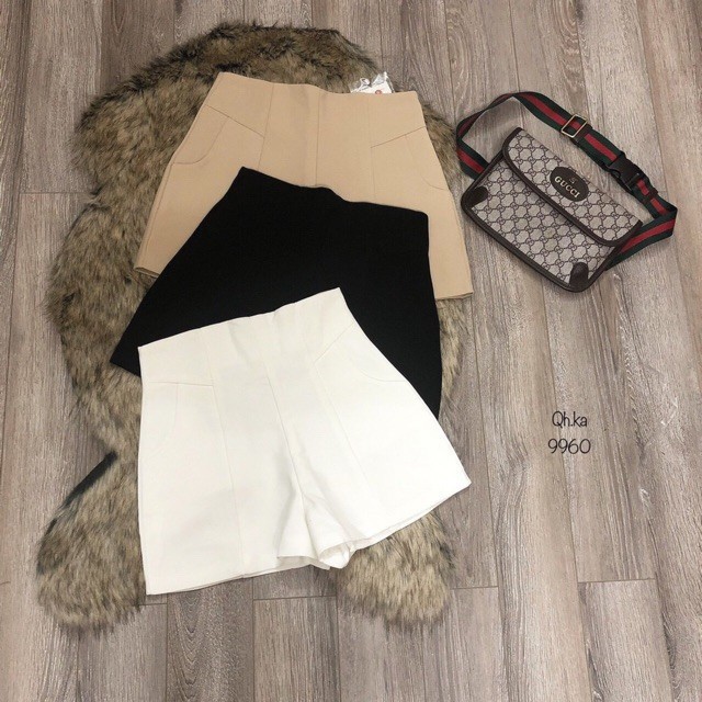 Quần Sooc Nữ🍀FREESHIP50K🍀Quần Sooc Đùi Vải Cạp Cao Cho Nữ | BigBuy360 - bigbuy360.vn