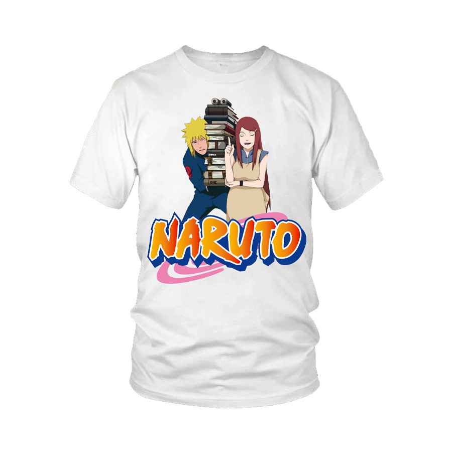 Áo thun in hình Naruto Minato Đệ Tứ Chibi tphcm Mẫu 2 (7 Màu)