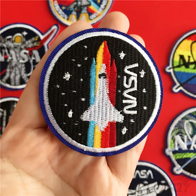 1 Sticker Ủi Thêu Hình Nasa