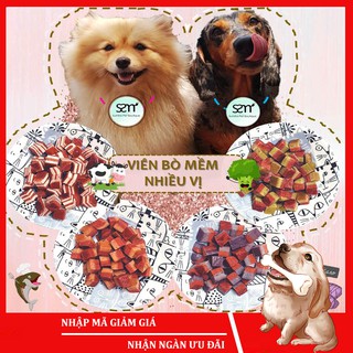 Viên bò cho chó Sumiho (Túi 135gr) Bánh thưởng cho chó mèo thú cưng