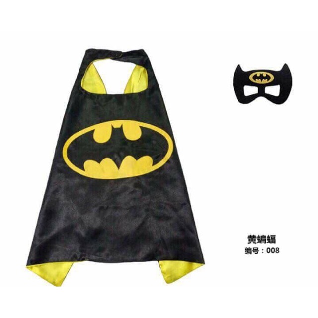 Áo choàng người dơi Batman kèm mặt nạ cho bé trai