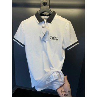 Áo phông nam có cổ chữ thêu DOR đơn giản,áo thun nam chất cotton thoáng mát không xù không bai nhão với hai màu cơ bản