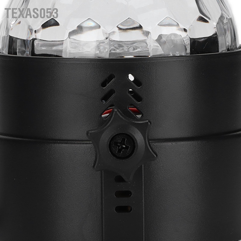 Texas053 Đèn vũ trường 7 màu Âm thanh LED kích hoạt Ánh sáng hình mờ với điều khiển từ xa cho các bữa tiệc tại nhà KTV Club 100-240V