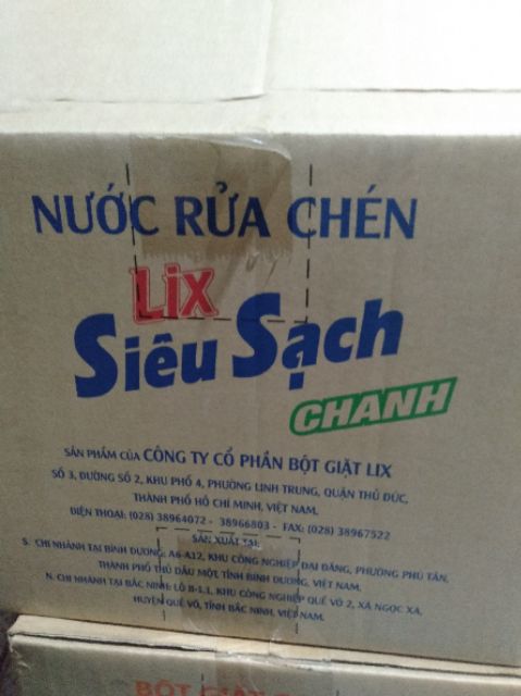 NƯỚC RỬA CHÉN LIX SIÊU SẠCH NGÁT HƯƠNG CHANH