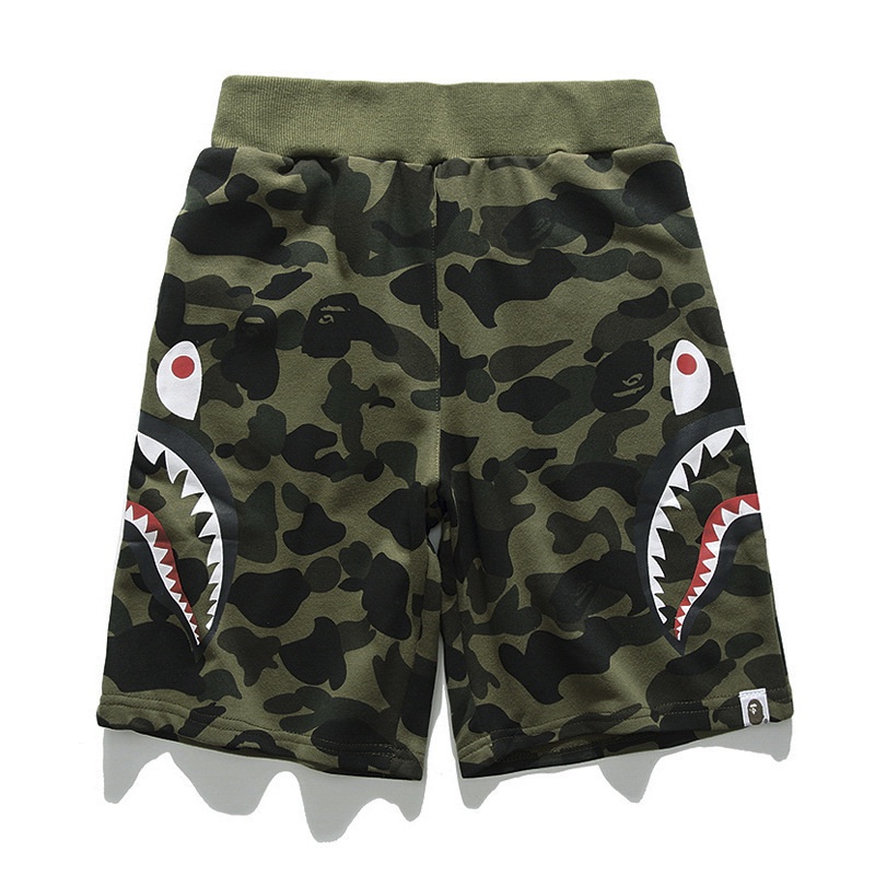 Quần Short Thể Thao Nam In Logo Bape Thời Trang Năng Động