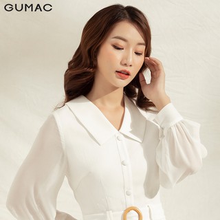 Đầm nữ tay dài khuyên eo DA1149 GUMAC